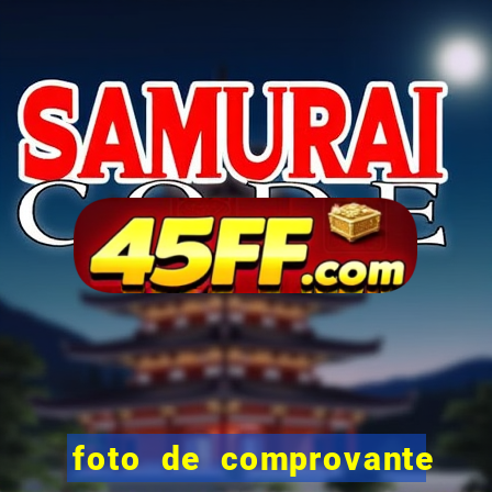 foto de comprovante de pix falso